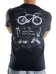 Itri Mens Navy Triathlon T Shirt | Cycology Clothing