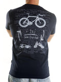 Itri Mens Navy Triathlon T Shirt | Cycology Clothing