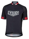 Train Hard Get Lucky Mens Black Cycling Jersey Cycology