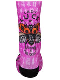 Ladybug Pink Cycling Socks | Cycology Clothing AUS
