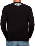 One Track Mind Mens Black Long Sleeve Cycling T shirt 