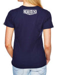 Meaning Of Life Womens Navy Cycling T shirt | Cycology Clothing