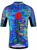 See Me Mens Cycling Jersey Blue | Cycology AUS