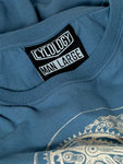Bike Brain (Denim) Long Sleeve T Shirt