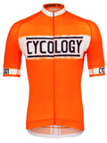 Miles are my Meditation Mens Orange Cycling Jersey