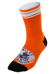 Miles are my Meditation (Orange) Cycling Socks 