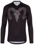 Mountain Goat Long Sleeve Mountain Bike Jersey Black | Cycology