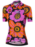PEDAL FLOWER (PINK/BLACK) WOMEN'S CYCLING JERSEY
