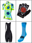 Pedal Flower (Green) Women's Jersey