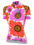 Pedal Flower Womens White Cycling Jersey