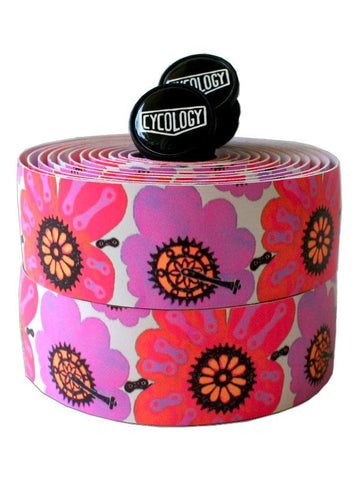 Pedal Flower Pink Cycling Handlebar Tape | Cycology Clothing