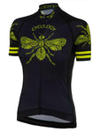 Queen Bee Womens Black Cycling Jersey | Cycology Clothing