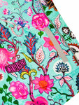 Secret Garden (Aqua) Women's Long Sleeve Jersey
