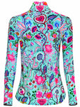Secret garden (Aqua) Women's Windproof Winter Cycling Jacket　防風ウィンタージャケット