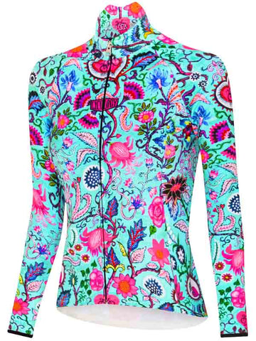 Secret garden (Aqua) Women's Windproof Winter Cycling Jacket　防風ウィンタージャケット