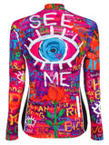 See Me Womens Long Sleeve Pink Cycling Jersey | Cycology AUS