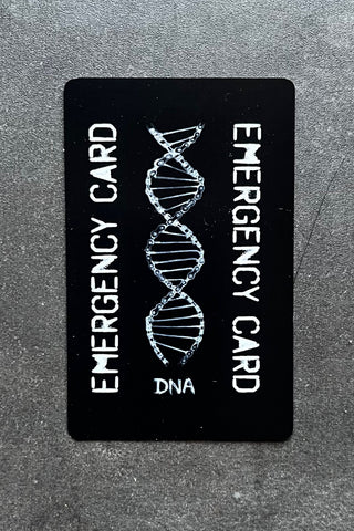 DNA Emergency card エマージェンシーカード
