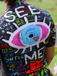 SEE ME (BLACK) WOMEN'S CYCLING JERSEY