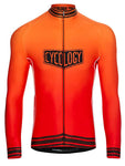 Spin Doctor Mens Red Long Sleeve Cycling Jersey | Cycology Clothing