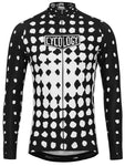 Spot Me Mens Black Long Sleeve Cycling Jersey | Cycology 