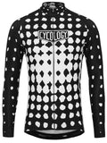 Spot Me Mens Black Long Sleeve Cycling Jersey | Cycology 