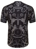 Velo Tattoo Mens Black Technical T shirt | Cycology Clothing