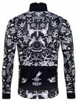 Velo Tattoo Mens Black Windproof Cycling Jacket | Cycology Clothing