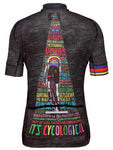 Hill Cycology Men's Grey Marle Cycling Jersey 