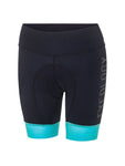 Cycology Women's (Black/Aqua) Cycling Shorts